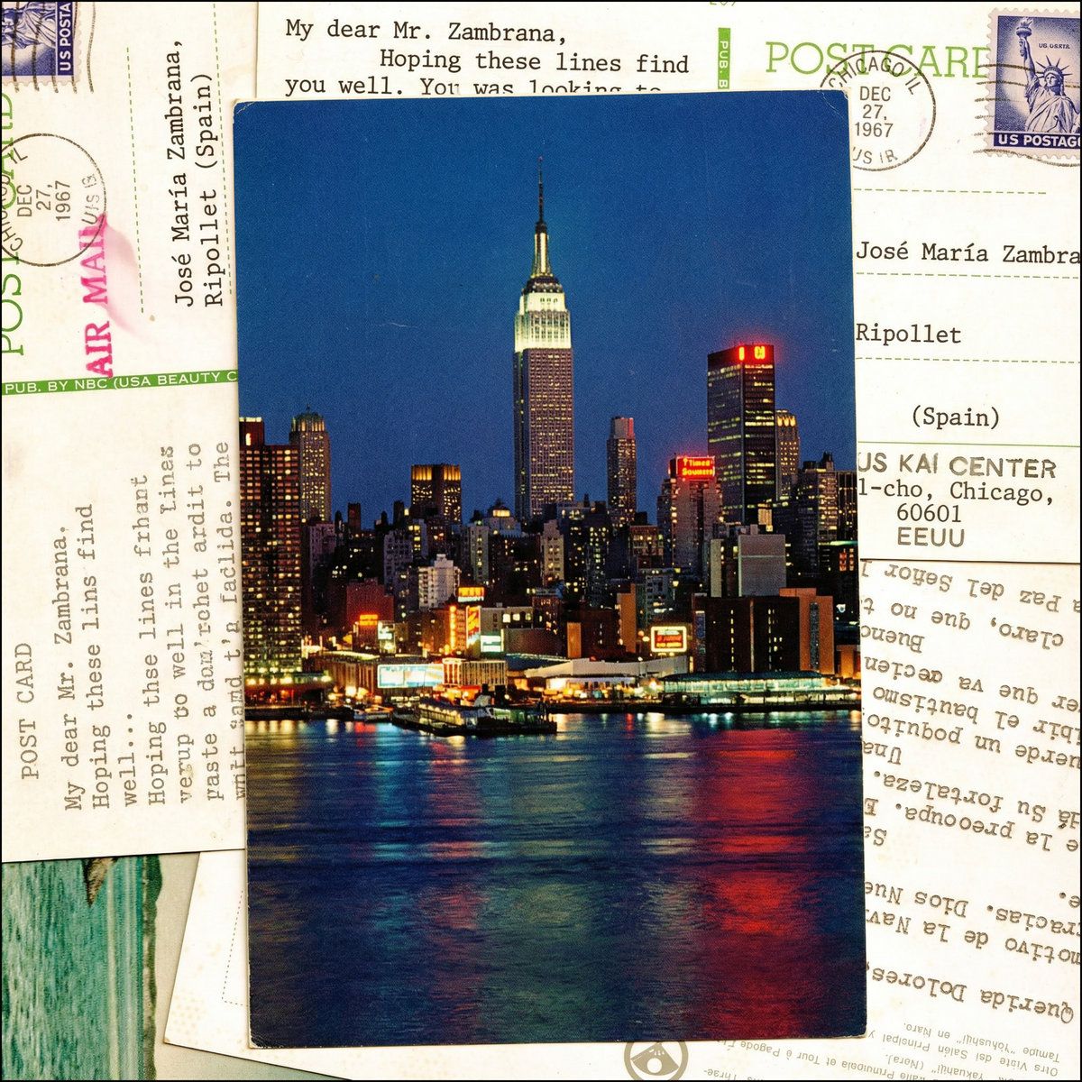 Portada de Postales desde el Oeste